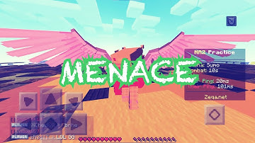 I AM A MENANCE // Mcpe Split PvP Combotage ( Zeqa 1.18.12 )