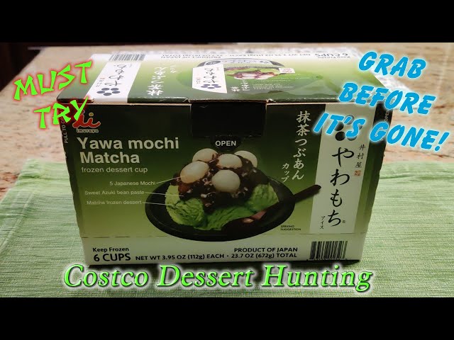 COSTCO | Imuraya - Yawa Mochi Matcha - Frozen Dessert Cup | Azuki