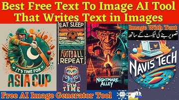 Best Free Text To Image AI Tool That Writes Text in Images|#ideogram |#texttoimage Ideogram Tutorial