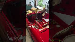 Austin Healey Sprite project update - wires are labeled #austinhealeysprite #mgmidget