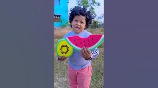 The fruit my sister doesn't like like a pillow? 🍉🍊🍉🍑🤣 #funny #shorts #trendingshorts
