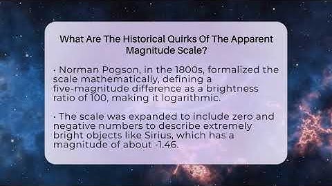 What Are The Historical Quirks Of The Apparent Magnitude Scale? - Astronomy Made Simple