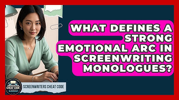 What Defines A Strong Emotional Arc In Screenwriting Monologues? - Screenwriter