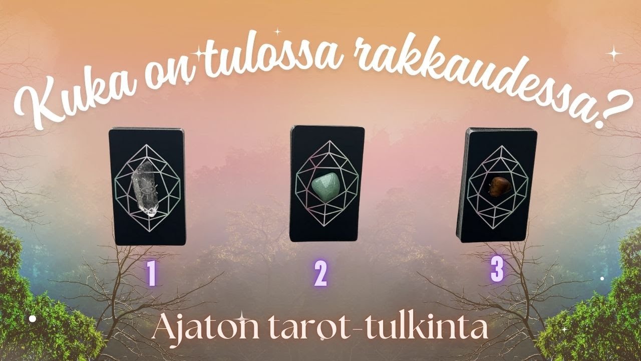 KUKA on tulossa rakkaudessa? 💘 Ajaton valitse kivi ☾ Tarot-tulkinta 🔮
