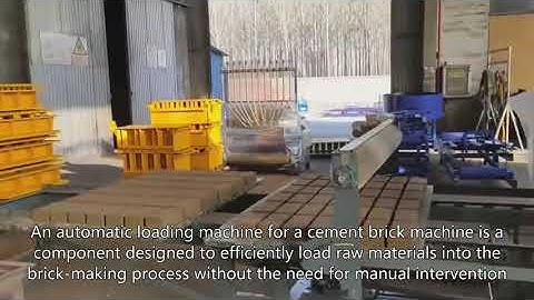 Automatic loading machine for cement brick machine,interlocking brick machine oem,production machine