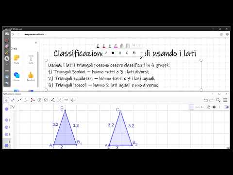 Classificazione dei triangoli usando i lati