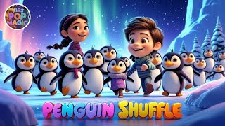 Penguin Shuffle Challenge! 🐧Frozen | Can You Dance Like a Penguin | kids pop song | winter song