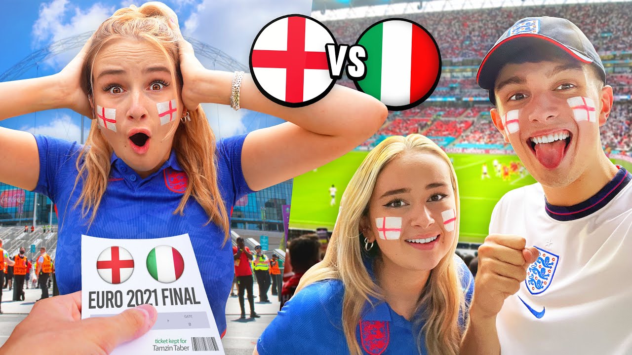Surprising my Girlfriend with $10,000 EURO FINAL Tickets! (England vs Italy)