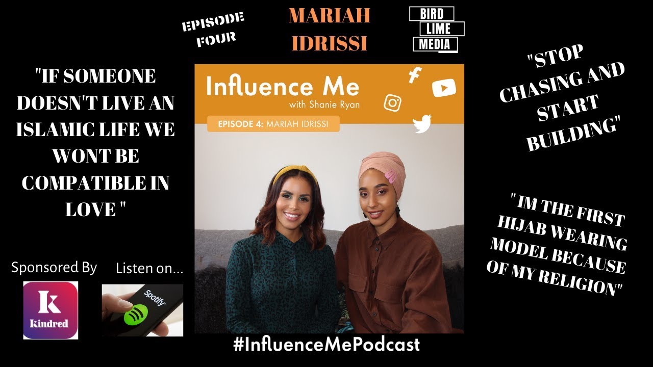 Mariah Idrissi talks wearing Hijab, Modest Fashion & Dating on the 'Influence Me podcast...