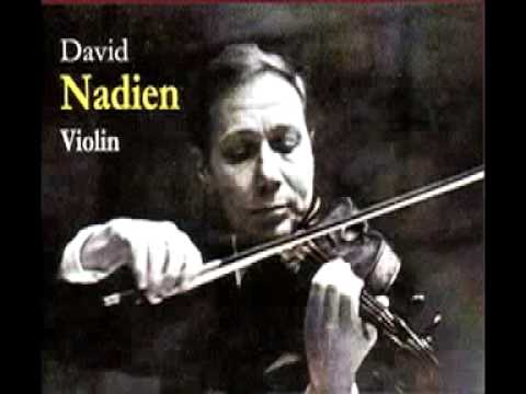 David Nadien plays Sarasate's Introduction and Tarantella