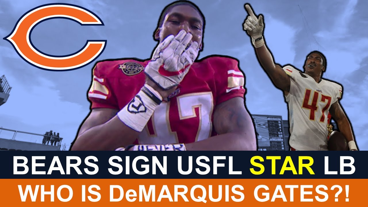 Chicago Bears Sign LB DeMarquis Gates, Release Christian Albright