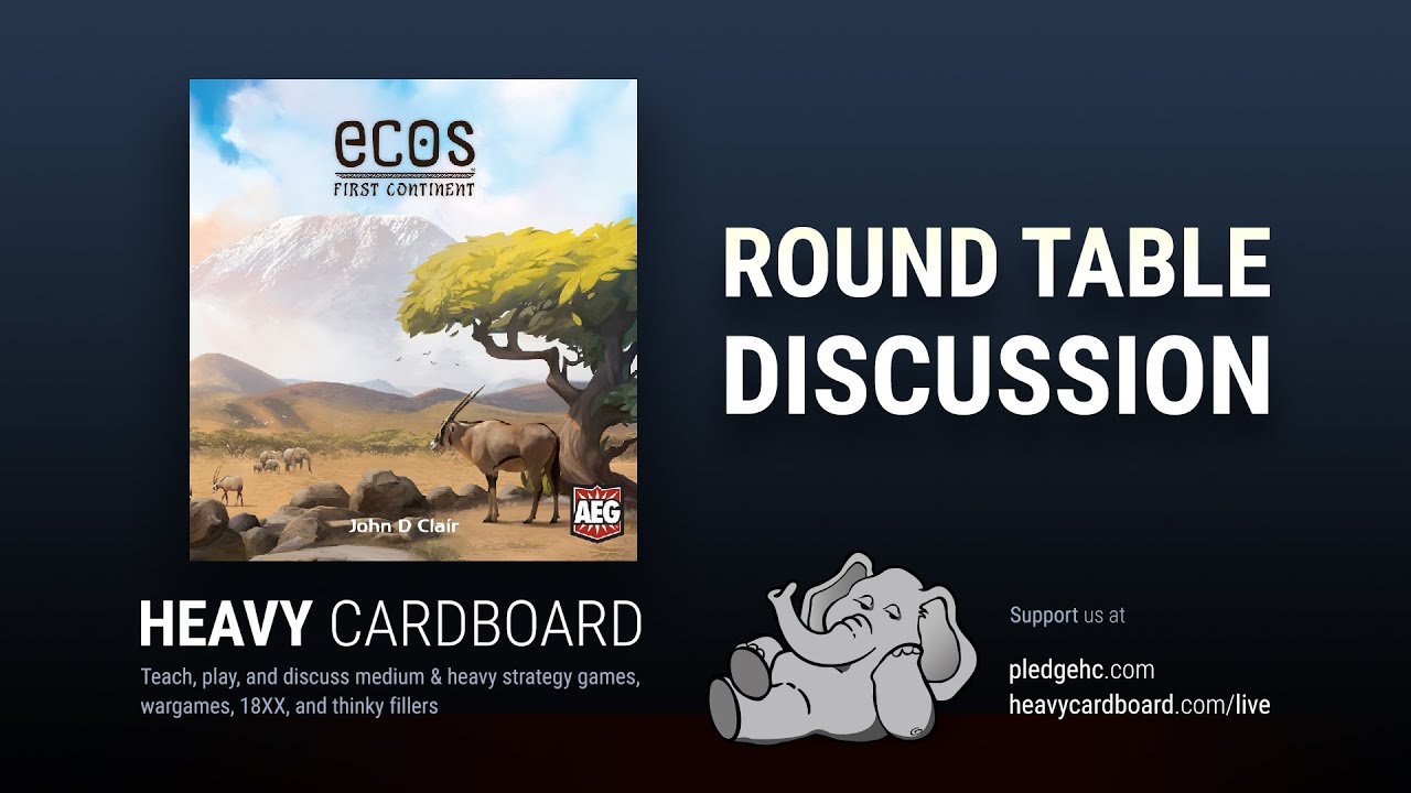 Round Table only - Ecos: First Continent Round Table discussion by Heavy Cardboard