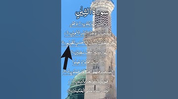 SURAH AT-TIN (سورة التین) 🤍 Egzon Ibrahimi ✨️ #egzonibrahimi #surahattin