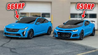 CT5 V BLACKWING VS. CAMARO ZL1 RACE!