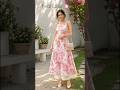 Floral Pink Summer Kurti Look 🌸 | Elegant Indo-Western Outfit Ideas #like #shorts #viral #foryou 🎀