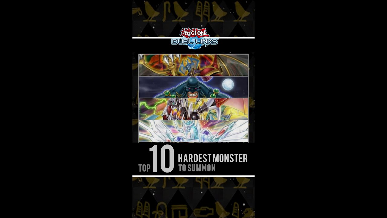 Yugioh Duel Links Top 10 Hardest Monster to summon! YouTube