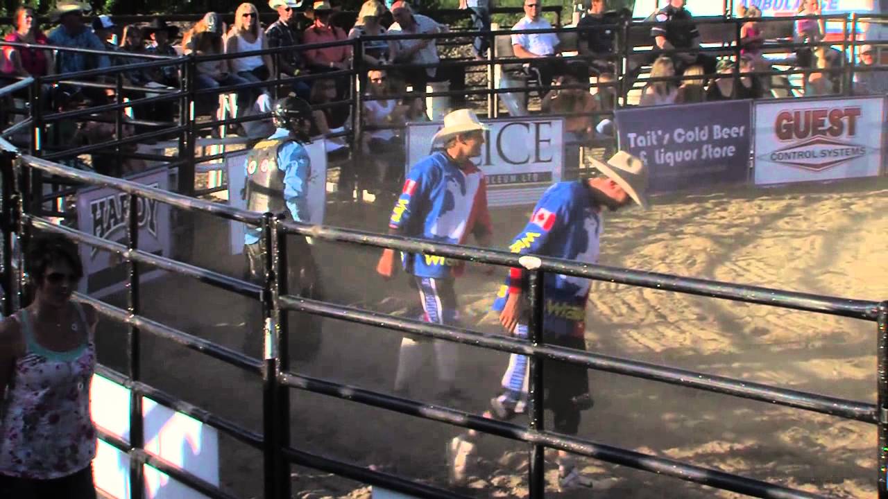 Zane Lambert 85 on Skori's 902 Freightshaker. Hillmond, SK (PBR) '13