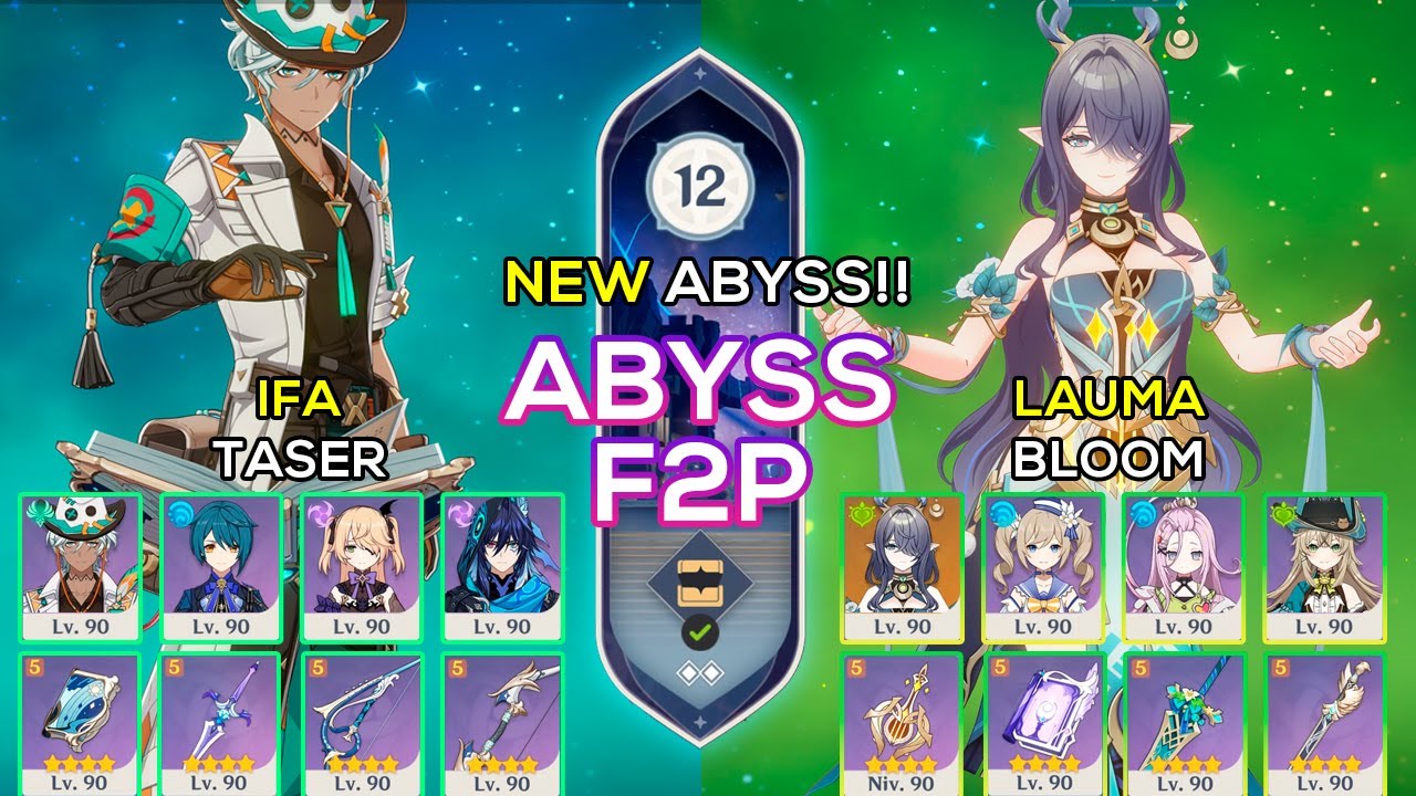 [F2P] C0 Ifa Taser & C0 Lauma Bloom | New Spiral Abyss 6.0 | Genshin Impact