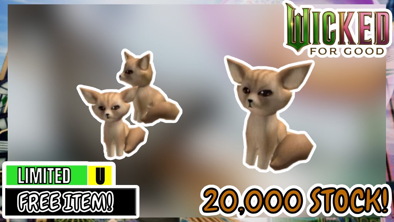 [FREE LIMITED] HOW TO GET THE FOX FRIENDS FOR GOOD - WICKED OFFICIAL IN WICKED RP - ROBLOX