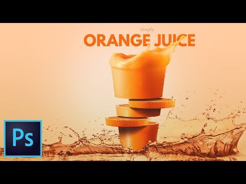 Fruit Juice Photo Manipulation Effect Photoshop Tutorial