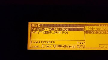 Loading data disk for EXB-PCM05
