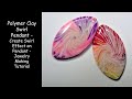Polymer Clay Swirl Pendant - Jewelry Making Tutorial