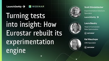 Webinar - Turning tests into insight: How Eurostar rebuilt its experimentation engine