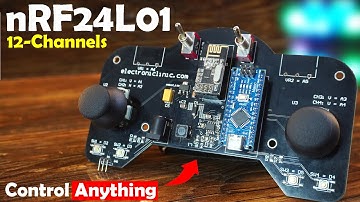 Arduino nRF24L01 Joystick for RC Planes and RC Cars, nRF24L01 Transmitter and Receiver