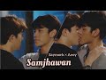 Bl4k saymork x aoey samjhawan  lovely writer  thai hindi mix