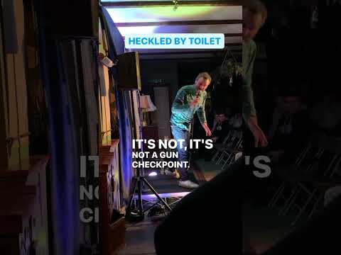 COMEDIAN STOPPED MID SHOW BY TOILET & AUDIENCE!