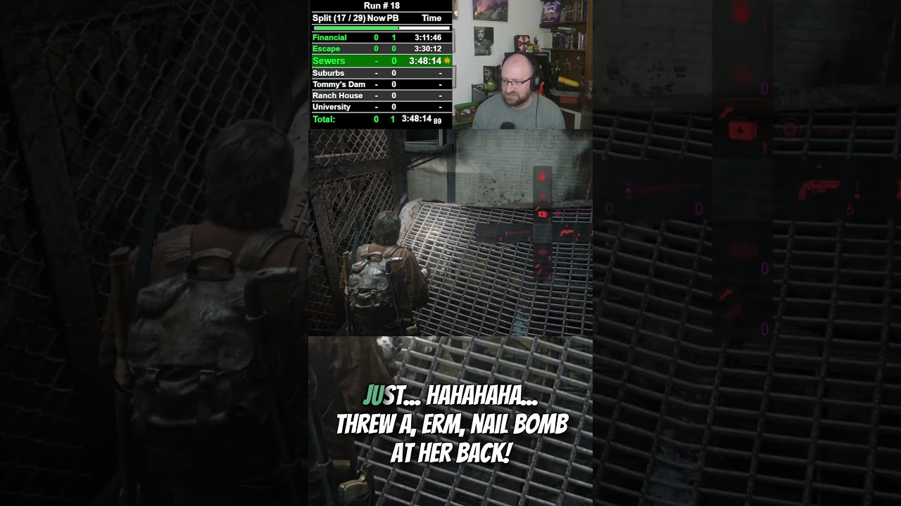 What happens when you throw a nail bomb at Ellie? | The Last of Us Part I