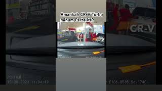 Amankah CR-V Turbo minum Pertalite youtubeshorts shorts