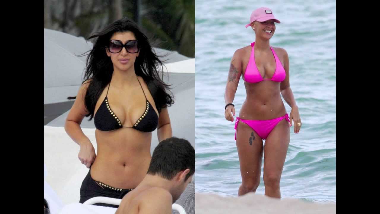 Amber Rose Vs Kim Kardashian Who S Sexier Youtube