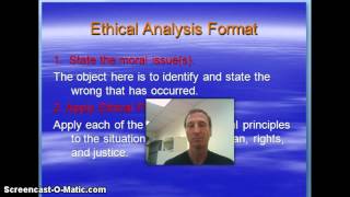 Ethical Analysis Format Net Worth