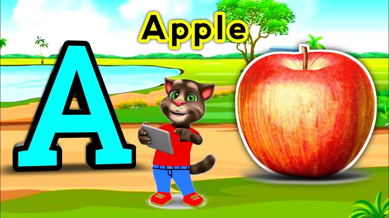  A for Apple, B for Ball, Cfor Cat | ABCD Rhymes | Phonics song | Nursery Rhymes #abc #kids 
