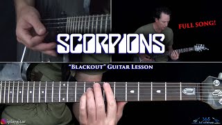 Scorpions - Blackout Guitar Lesson