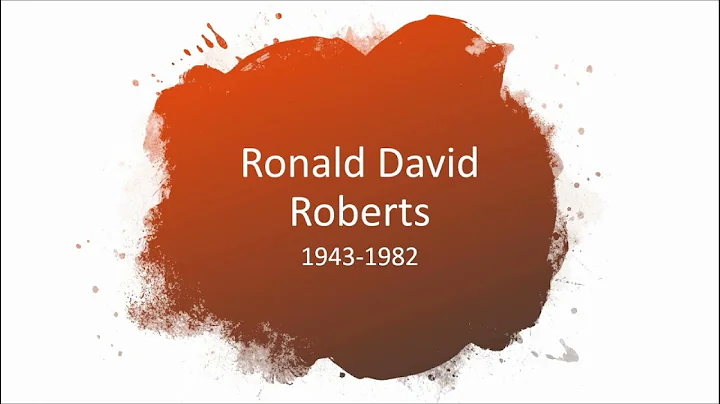 Oral Roberts First Son Ronald Roberts