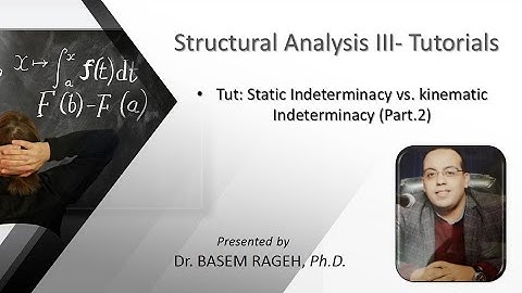 2.Tut Static Indeterminacy vs. Kinematic Indeterminacy (part.2)