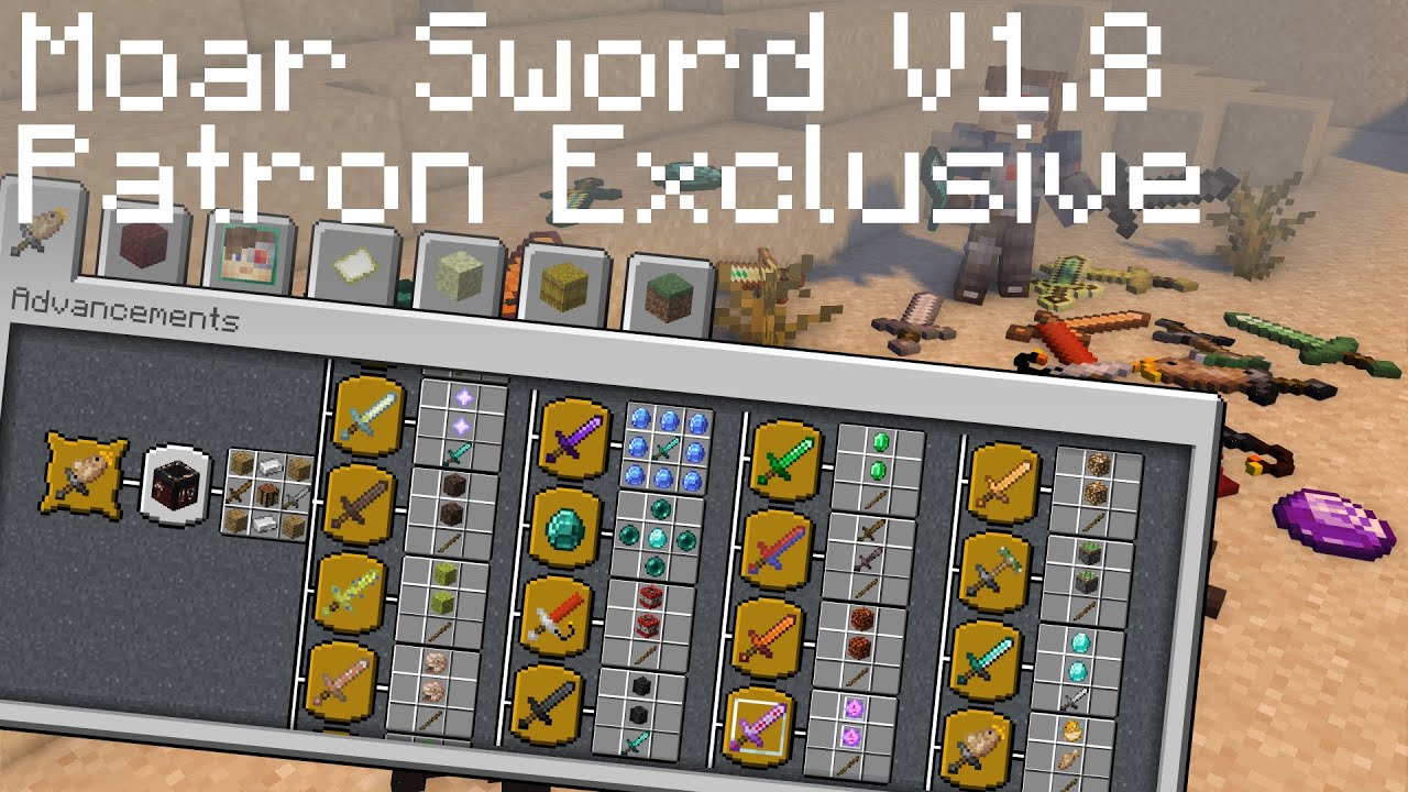 OP DIRT Sword?!?!?! Moar Swords Update V1.6. Minecraft 1.16 Survival  Datapack. : r/MinecraftInventions