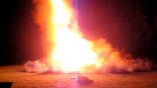 Huge Bonfire Explosion