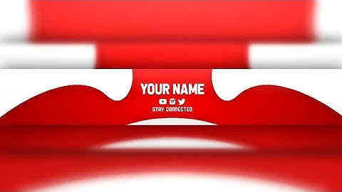 HOW TO MAKE A CLEAN RED YOUTUBE BANNER ON ANDROID ||PS TOUCH||