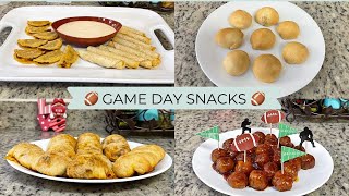 GAME DAY SNACKS | FOOTBALL FOOD | SUPER BOWL | TAILGATING RECIPES | APPETIZERS image