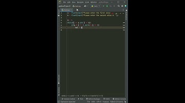 Python program to find GCD of two numbers #shorts #pythonprojects #pythontutorial #python #short