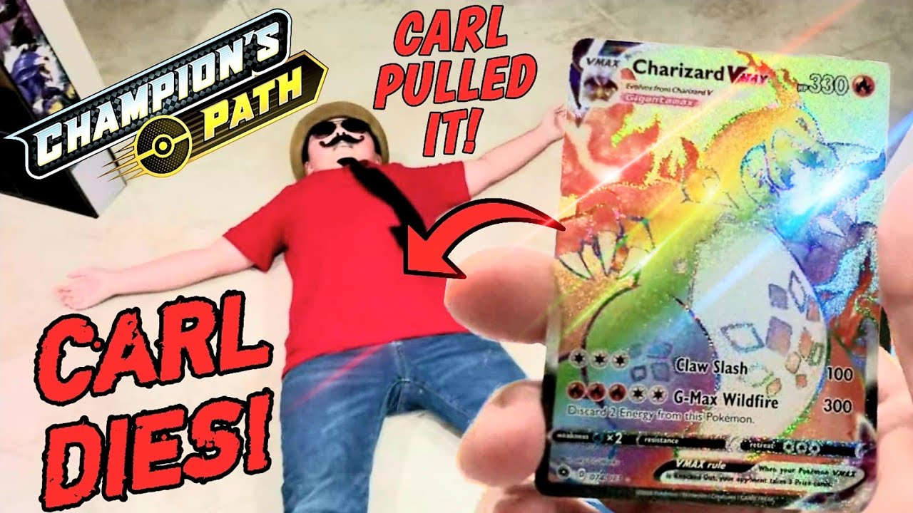 CARL PULLED THE RAREST CHARIZARD CARD THE MOST EXPENSIVE POKEMON CARD CARL PULLED THE RAREST CHARIZARD CARD THE MOST EXPENSIVE POKEMON CARD