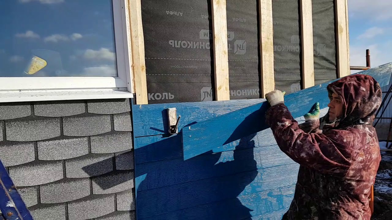 Монтаж фиброцементного сайдинга Decover - YouTube