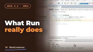 Java 3.1 - What Run Really Does: javac, java, Projects and the Package Line