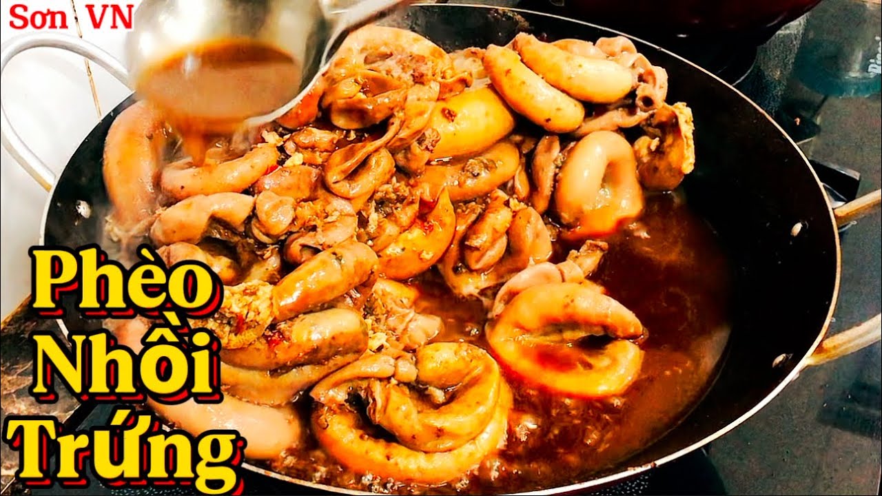 Phèo Lỡ Nhồi Trứng. Cách Làm Phèo Không Đắng Không Mùi Hôi - YouTube