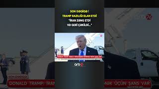 Tramp Kritik Xəbəri Açıqladı