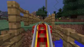 Worlds longest Minecraft rollercoaster (4 Hours)