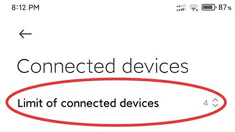 How To Set Limited Device To Connect Your Hotspot.